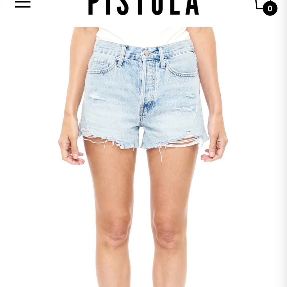 Pistola High Rise Cut Off Short